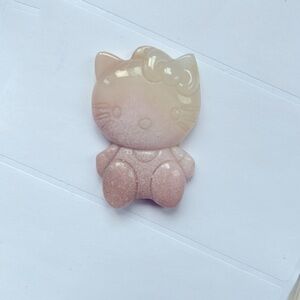 Pink Amythyst crystal hello kitty